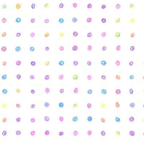 Jolly rainbow dot grid