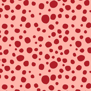 Dots Red and  Pink