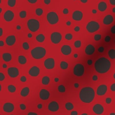 Ladybug Black and Red Dots - Smallest