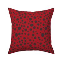 Ladybug Black and Red Dots - Smallest