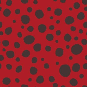 Ladybug Black and Red Dots - Smallest