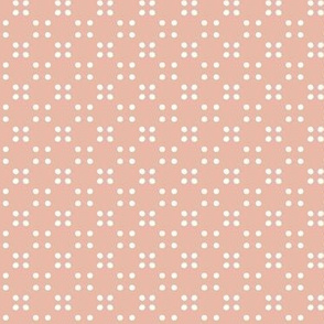 festival polka dot-peach