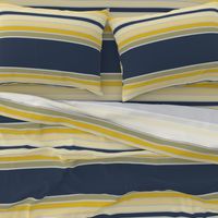 Retro Stripes Dark Blue Yellow-01