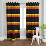 Retro Stripes Black Orange Yellow Red-01