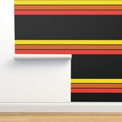 Retro Stripes Black Orange Yellow Red-01