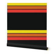 Retro Stripes Black Orange Yellow Red-01