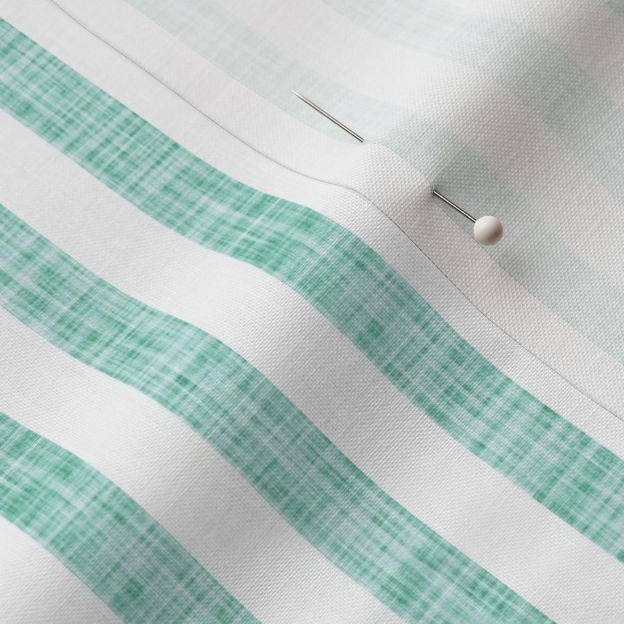 aqua linen 1/2" vertical stripes