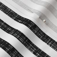 blackest black linen 1/2" vertical stripes