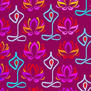 Yoga - Lotus Flower Namaste Yoga Design