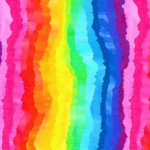Acrylic Rainbow Waves - rotated