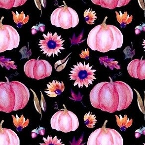 Pink Pumpkin Party Black | Renee Davis