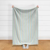 Pastel Fuzzy Stripes in Mint Peach Aqua Yellow and Lavender