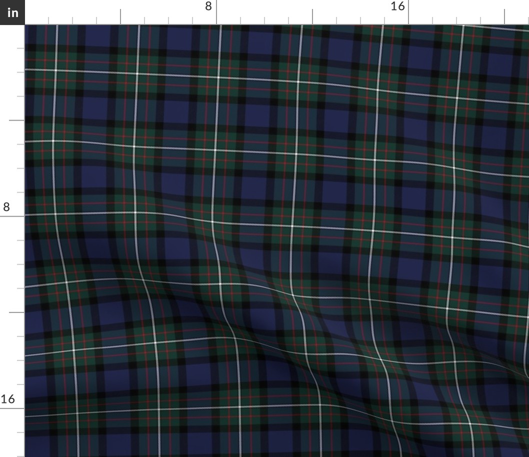 Ferguson Ancient / Ferguson of Atholl tartan, 3" dark colors, 1830 Wilson's of Bannockburn