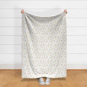 XL Sweet Deer Floral (white) - LARGEST scale