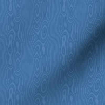 faux silk moire - twilight blue