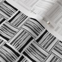 Quilting in Gray Design No. 7 Basket Weave