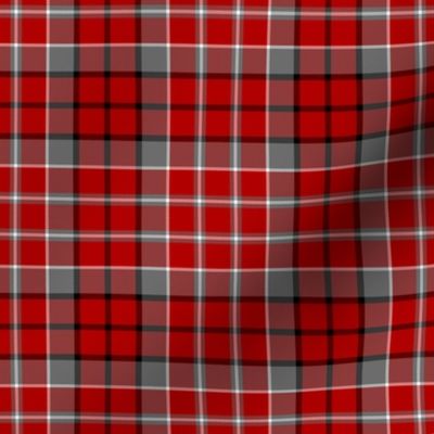 Scarlett Red Gray White Black Plaid