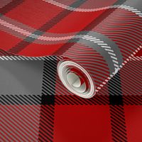 Scarlett Red Gray White Black Plaid