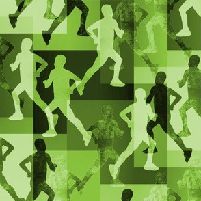 the love for running - dark green