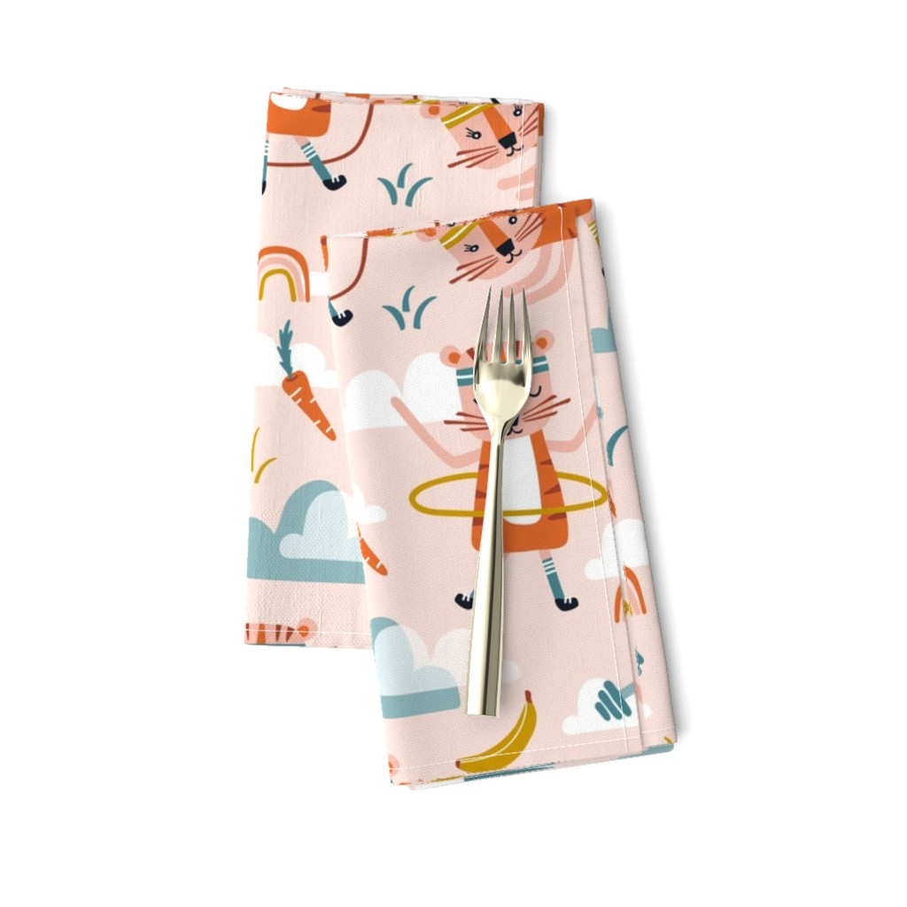 Wild Workout - Blush Large Scale