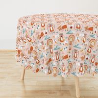 Wild Workout - Blush Large Scale