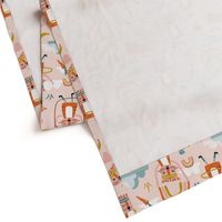 Wild Workout - Blush Large Scale