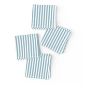 Narrow Blue French Ticking Stripe