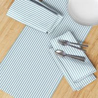 Narrow Blue French Ticking Stripe