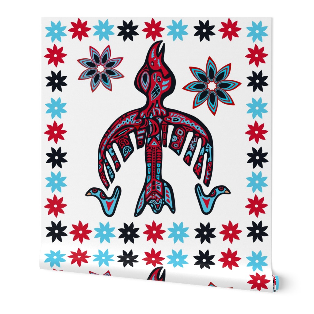 Tlingit Raven Wallpaper Spoonflower