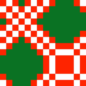 Triple Irish Squared Chain Red White Green