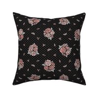 Cassie Rose Floral: Rose Gold & Black Roses