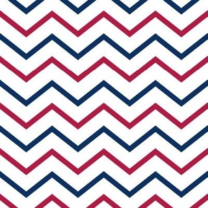 Chevron Red White Blue