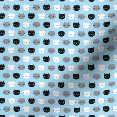 Mini Cute Cats & Kawaii Kittens (Blue)