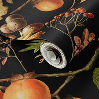 vintage botanical autumn_black