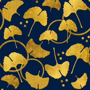 Ginkgo Gold_Navy