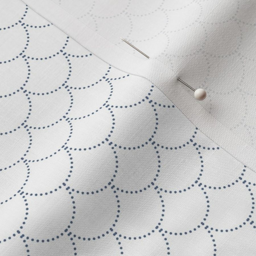 Scales wavy pattern Fabric Spoonflower