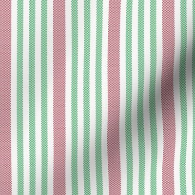 Christmas Ticking 3 Narrow 1 Medium Stripe