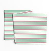 Christmas Ticking 3 Narrow 1 Medium Stripe