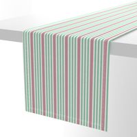 Christmas Ticking 3 Narrow 1 Medium Stripe