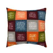 Bible verse baby quilt