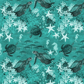 Coral Garden Teal