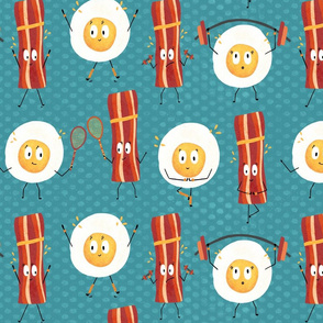 Eggs-ercise with Bacon