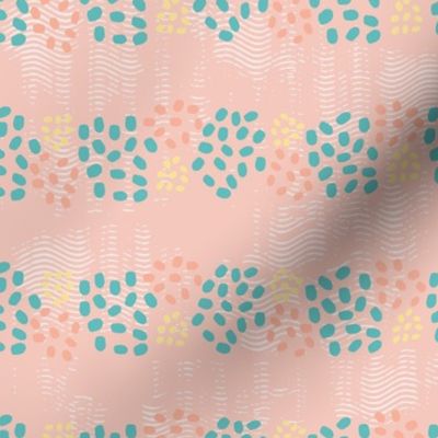 Dotty Stripes Peach