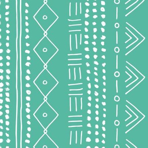 Seasonal christmas mudcloth design for the holidays in 2019 color palette abstract minimal mint green