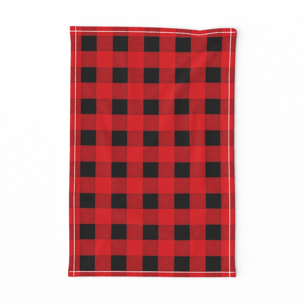 Canada camping theme christmas buffalo plaid check design abstract outdoors design seasonal winter red