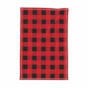 Canada camping theme christmas buffalo plaid check design abstract outdoors design seasonal winter red