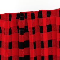 Canada camping theme christmas buffalo plaid check design abstract outdoors design seasonal winter red