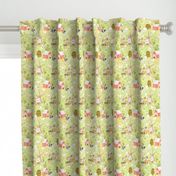 12" Nursery Farm Animals on green