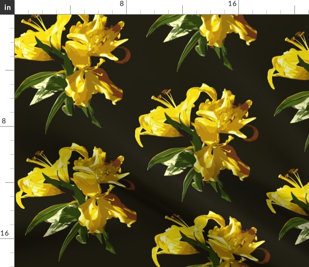 Yellow Lily Paint by Numbers