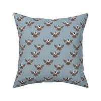 Little eagle desert freedom bird king of the sky kids summer design blue gray brown